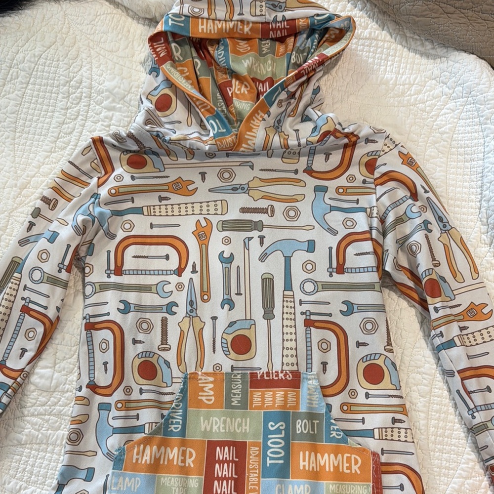Kids Tool Print Hoodie